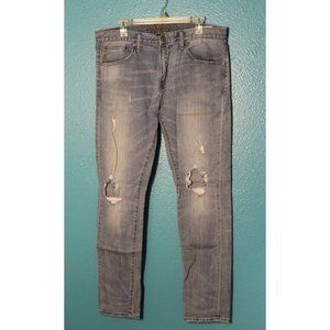 American Eagle Light Wash Ripped Jeans Men's 36x32